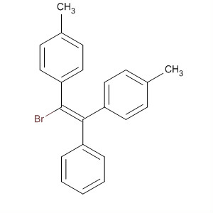 Benzene, 1,1'-(1-bromo-2-phenyl-1,2-ethenediyl)bis[4-methyl-, (E)-