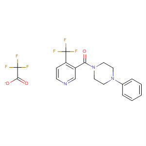 Piperazine, 1-phenyl-4-[[4-(trifluoromethyl)-3-pyridinyl]carbonyl]-,trifluoroacetate