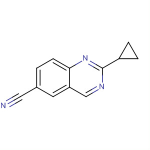 6-Quinazolinecarbonitrile, 2-cyclopropyl-