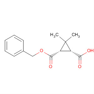 1,2-Cyclopropanedicarboxylic acid, 3,3-dimethyl-, mono(phenylmethyl)ester, (1S,2R)-