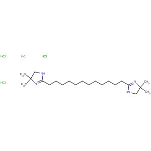 1H-Imidazole, 2,2'-(1,12-dodecanediyl)bis[4,5-dihydro-4,4-dimethyl-,dihydrochloride