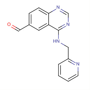 6-Quinazolinecarboxaldehyde, 4-[(2-pyridinylmethyl)amino]-