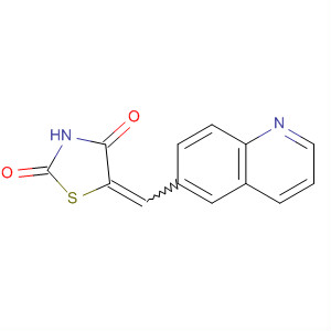 2,4-Thiazolidinedione, 5-(6-quinolinylmethylene)-