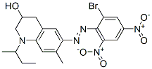 6-[(2-Bromo-4,6-dinitrophenyl)azo]-1,2,3,4-tetrahydro-7-methyl-1-(sec-butyl)-3-quinolinol