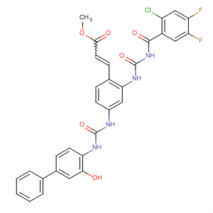 2-Propenoic acid,3-[2-[[[(2-chloro-4,5-difluorobenzoyl)amino]carbonyl]amino]-4-[[[(4-phenoxyphenyl)amino]carbonyl]amino]phenyl]-, methyl ester