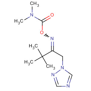 2-Butanone, 3,3-dimethyl-1-(1H-1,2,4-triazol-1-yl)-,O-[(dimethylamino)carbonyl]oxime