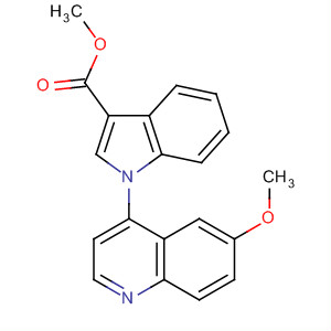 1H-Indole-3-carboxylic acid, 1-(6-methoxy-4-quinolinyl)-, methyl ester