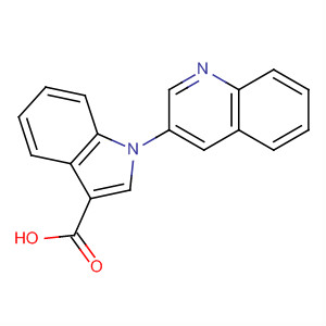 1H-Indole-3-carboxylic acid, 1-(3-quinolinyl)-