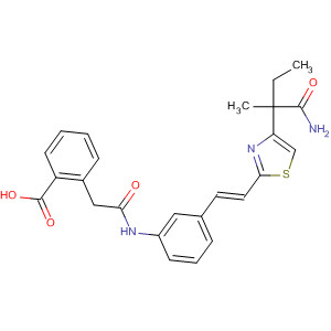 Benzoic acid,2-[2-[[3-[(1E)-2-[4-[1-(aminocarbonyl)-1-methylpropyl]-2-thiazolyl]ethenyl]phenyl]amino]-2-oxoethyl]-