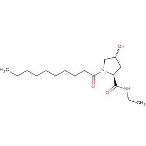 2-Pyrrolidinecarboxamide, N-ethyl-4-hydroxy-1-(1-oxodecyl)-, (2S,4R)-