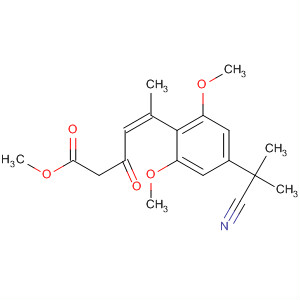 4-Hexenoic acid,5-[4-(1-cyano-1-methylethyl)-2,6-dimethoxyphenyl]-3-oxo-, methyl ester,(Z)-