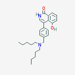 1(2H)-Isoquinolinone, 4-[4-[(dipentylamino)methyl]phenyl]-5-hydroxy-