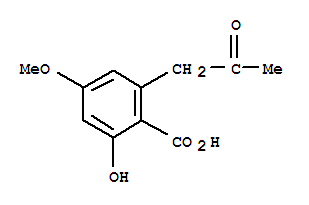 Benzoic acid,2-hydroxy-4-methoxy-6-(2-oxopropyl)-