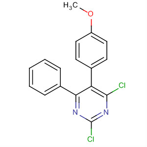 Pyrimidine, 2,4-dichloro-5-(4-methoxyphenyl)-6-phenyl-