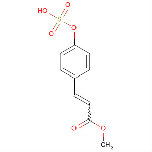 2-Propenoic acid, 3-[4-(sulfooxy)phenyl]-, 1-methyl ester