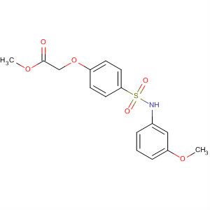 Acetic acid, [4-[[(3-methoxyphenyl)amino]sulfonyl]phenoxy]-, methylester