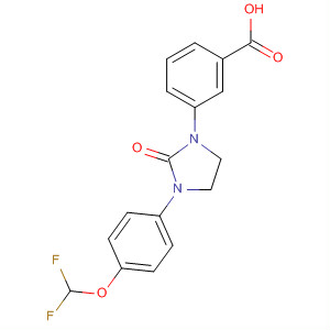 Benzoic acid, 3-[3-[4-(difluoromethoxy)phenyl]-2-oxo-1-imidazolidinyl]-