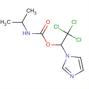 Carbamic acid, (1-methylethyl)-,2,2,2-trichloro-1-(1H-imidazol-1-yl)ethyl ester