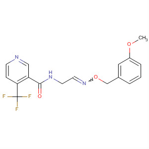 3-Pyridinecarboxamide,N-[2-[[(3-methoxyphenyl)methoxy]imino]ethyl]-4-(trifluoromethyl)-