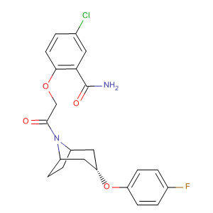 Benzamide,5-chloro-2-[2-[(3-exo)-3-(4-fluorophenoxy)-8-azabicyclo[3.2.1]oct-8-yl]-2-oxoethoxy]-