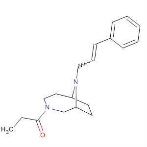 3,9-Diazabicyclo[4.2.1]nonane,3-(1-oxopropyl)-9-(3-phenyl-2-propenyl)-