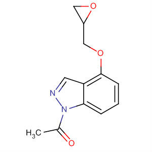 1H-Indazole, 1-acetyl-4-(oxiranylmethoxy)-