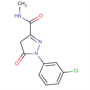 1H-Pyrazole-3-carboxamide,1-(3-chlorophenyl)-4,5-dihydro-N-methyl-5-oxo-