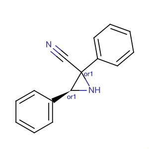 2-Aziridinecarbonitrile, 1,3-diphenyl-, cis-