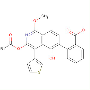 5-Isoquinolinol, 1-methoxy-4-(3-thienyl)-, benzoate (ester)