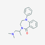 4-[1-(dimethylamino)propan-2-yl]-1-phenyl-2,3-dihydro-1,4-benzodiazepin-5-one