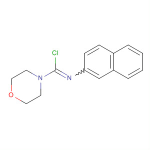 4-Morpholinecarboximidoyl chloride, N-2-naphthalenyl-