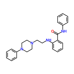 N-phenyl-2-{[2-(4-phenylpiperazin-1-yl)ethyl]amino}benzamide