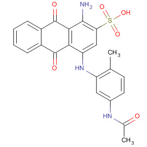 2-Anthracenesulfonic acid,4-[[5-(acetylamino)-2-methylphenyl]amino]-1-amino-9,10-dihydro-9,10-dioxo-