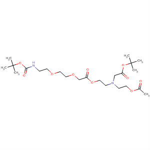 5,8,11-Trioxa-2,14-diazahexadecanedioic acid,14-[2-(acetyloxy)ethyl]-10-oxo-, bis(1,1-dimethylethyl) ester
