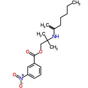 2-(heptan-2-ylamino)-2-methylpropyl 3-nitrobenzoate