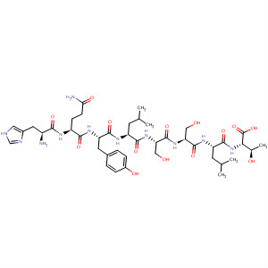 L-Threonine,L-histidyl-L-glutaminyl-L-tyrosyl-L-leucyl-L-seryl-L-seryl-L-leucyl-