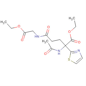 2-Thiazolebutanoic acid,a-(acetylamino)-4-[[(2-ethoxy-2-oxoethyl)amino]carbonyl]-, ethyl ester