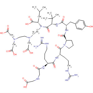 L-Leucine,N-[2-[[2-[bis(carboxymethyl)amino]ethyl](carboxymethyl)amino]ethyl]-N-(carboxymethyl)glycyl-L-arginyl-L-arginyl-L-prolyl-L-tyrosyl-3-methyl-L-valyl-
