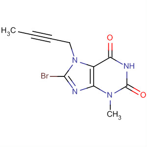 8-bromo-7-but-2-yn-1-yl-3-methyl-3,7-dihydro-1H-purine-2,6-dione