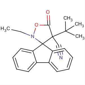 Spiro[9H-fluorene-9,3'-isoxazolidine]-4'-carbonitrile,4'-(1,1-dimethylethyl)-2'-ethyl-5'-oxo-