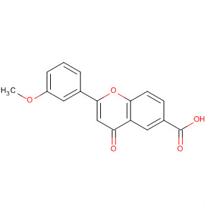 4H-1-Benzopyran-6-carboxylic acid, 2-(3-methoxyphenyl)-4-oxo-