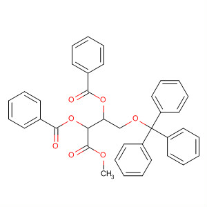 Butanoic acid, 2,3-bis(benzoyloxy)-4-(triphenylmethoxy)-, methyl ester,(2R,3R)-