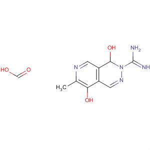 Formic acid, compd. with4,8-dihydroxy-7-methylpyrido[3,4-d]pyridazine-3(4H)-carboximidamide(1:1)