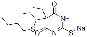 5-[1-(Butylthio)propyl]-5-ethyl-2-sodiothio-4,6(1H,5H)-pyrimidinedione