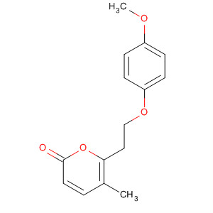 2H-Pyran-2-one, tetrahydro-6-[2-(4-methoxyphenoxy)ethyl]-5-methyl-,(5S,6R)-