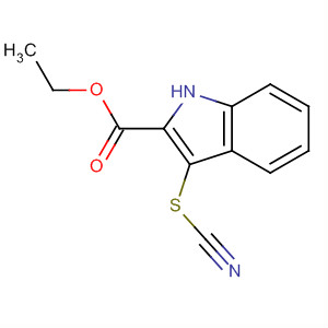 1H-Indole-2-carboxylic acid, 3-thiocyanato-, ethyl ester