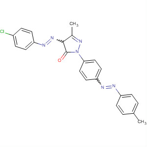 3H-Pyrazol-3-one,4-[(4-chlorophenyl)azo]-2,4-dihydro-5-methyl-2-[4-[(4-methylphenyl)azo]phenyl]-