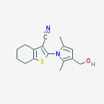 4,5,6,7-TETRAHYDRO-2-[3-(HYDROXYMETHYL)-2,5-DIMETHYL-1H-PYRROL-1-YL]-BENZO[B]THIOPHENE-3-CARBONITRILE