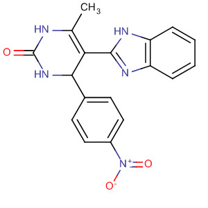 2(1H)-Pyrimidinone,5-(1H-benzimidazol-2-yl)-3,4-dihydro-6-methyl-4-(4-nitrophenyl)-