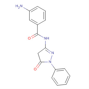 Benzamide, 3-amino-N-(4,5-dihydro-5-oxo-1-phenyl-1H-pyrazol-3-yl)-